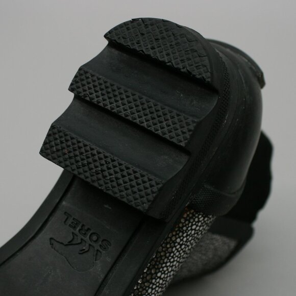 Sorel Ladies 6.5 Janey Chelsea Metallic Pull-on Rubber Ankle Boots - NL3133-010 - Picture 11 of 12